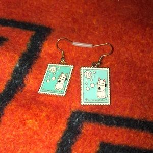 Cat earrings